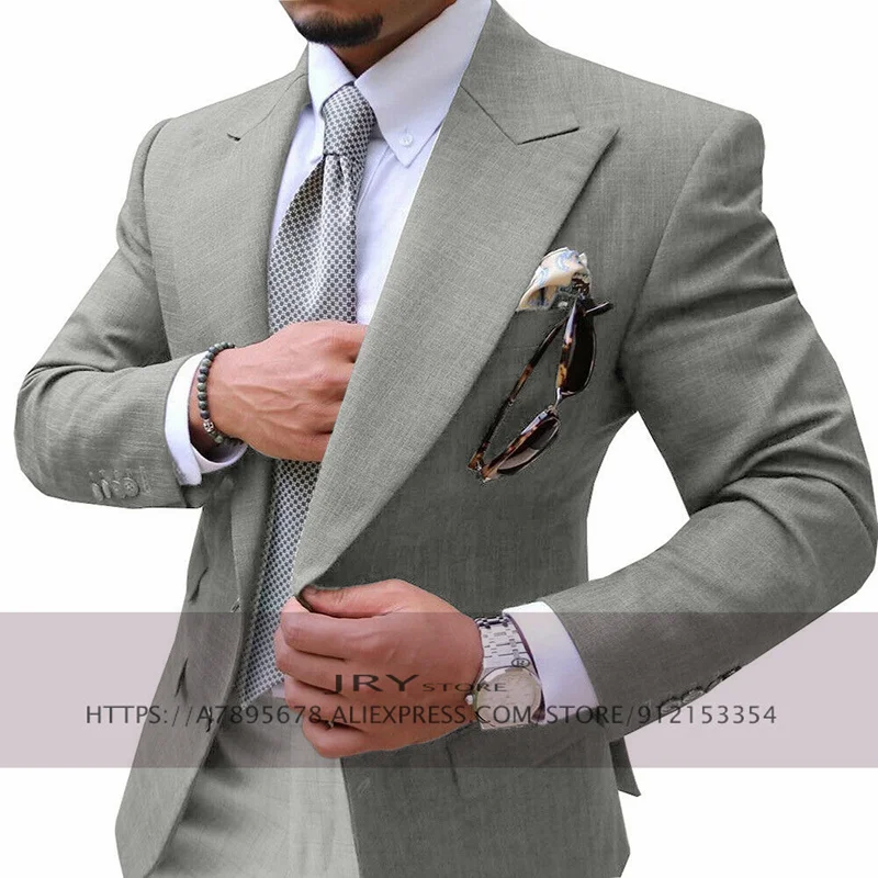 Мужской свадебный костюм для жениха смокинг брюки деловой облегающий пиджак шерстяной костюм из 2 предметов Блейзер + брюки
Мужской свадебный костюм для жениха смокинг брюки деловой облегающий пиджак шерстяной костюм из 2 предметов Блейзер + брюки