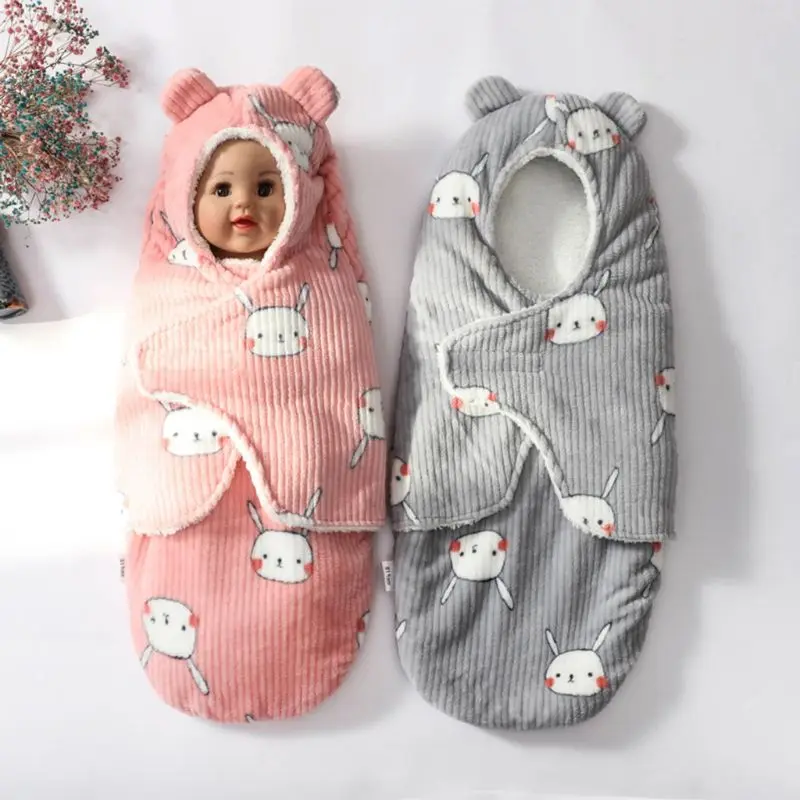 Одеяло для новорожденных 0-6 месяцев, пеленка, зимний утепленный милый спальный мешок с капюшоном из кораллового флиса, спальный мешок
Одеяло для новорожденных 0-6 месяцев, пеленка, зимний утепленный милый спальный мешок с капюшоном из кораллового флиса, спальный мешок