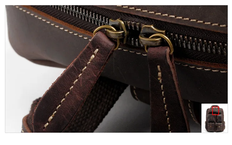 XIAOJH Crazy Horse Leather Backpack Retro First Layer Cowhide Leather Men's Women High-quality Fitness School Outdoor Travel Bag
XIAOJH Crazy Horse Leather Backpack Retro First Layer Cowhide Leather Men's Women High-quality Fitness School Outdoor Travel Bag