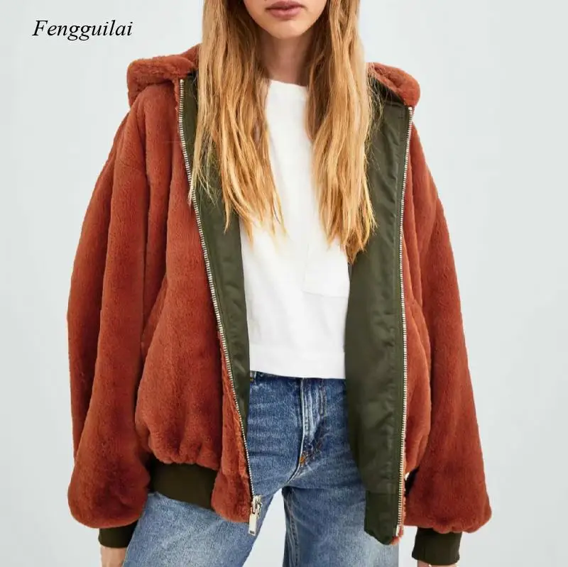 2021 Autumn and Winter Women's New Long-Sleeved Hooded Loose Waterproof Bomber Jacket
2021 Autumn and Winter Women's New Long-Sleeved Hooded Loose Waterproof Bomber Jacket