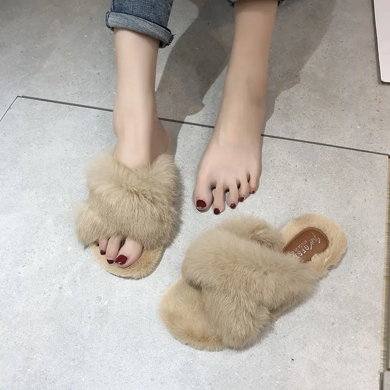 Warm Shoes Woman Women Slippers Fashion Cross Shape Slip on Winter Slippers Female Slides Shoes Fur Slippers Slides Plus Size
Warm Shoes Woman Women Slippers Fashion Cross Shape Slip on Winter Slippers Female Slides Shoes Fur Slippers Slides Plus Size