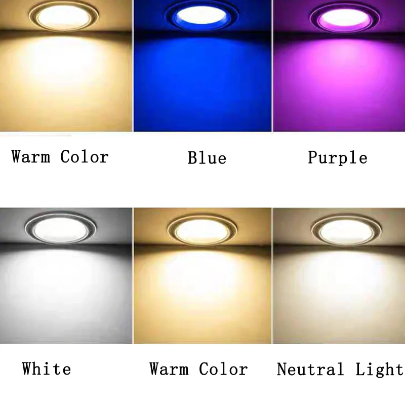 WiFi Smart Downlight TUYA LED WiFi Smart Life Dimming Spot lamp 6W 10W RGB Change Warm Cool light Work with Alexa Google Home
WiFi Smart Downlight TUYA LED WiFi Smart Life Dimming Spot lamp 6W 10W RGB Change Warm Cool light Work with Alexa Google Home