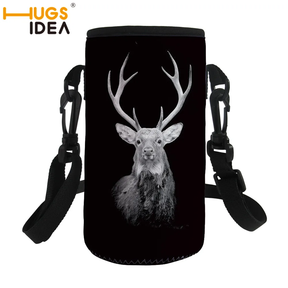 HUGSIDEA Funny 3D Elk Printed Neoprene Bottle Cover Sleeve Bag Adjustable Strap Buckle Vacuum Cup Bag Stylish Custom for 500ML
HUGSIDEA Funny 3D Elk Printed Neoprene Bottle Cover Sleeve Bag Adjustable Strap Buckle Vacuum Cup Bag Stylish Custom for 500ML
