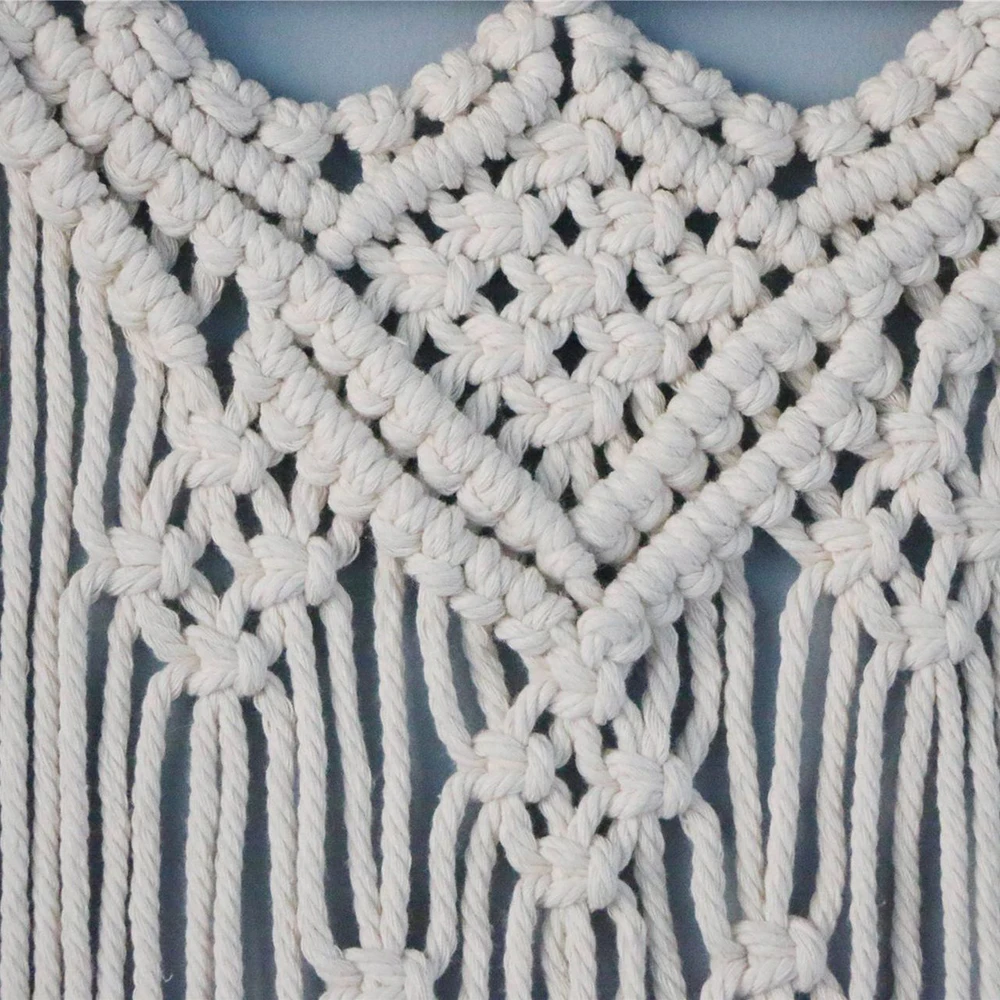 Macrame Wall Hanging Handwoven Bohemian Cotton Rope Tapestry Home Decor Boho Bohemian Woven Tapestry Wall Art Macrame Decor
Macrame Wall Hanging Handwoven Bohemian Cotton Rope Tapestry Home Decor Boho Bohemian Woven Tapestry Wall Art Macrame Decor