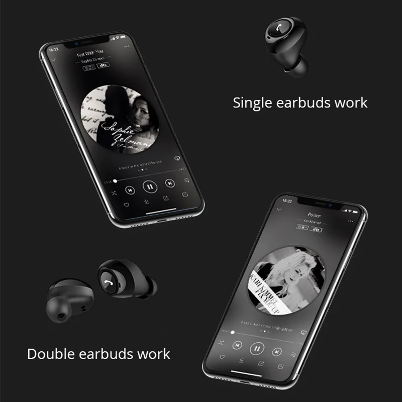 Bluetooth наушники Беспроводной наушники-вкладыши для Nokia 1 2 3 5 плюс 6X6 6 7 8 9 PureView