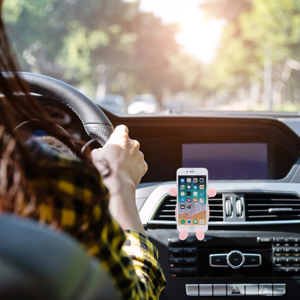 1pc Car Phone Bracket Air Outlet On-board Phone Holder Bear Shape Bracket
1pc Car Phone Bracket Air Outlet On-board Phone Holder Bear Shape Bracket