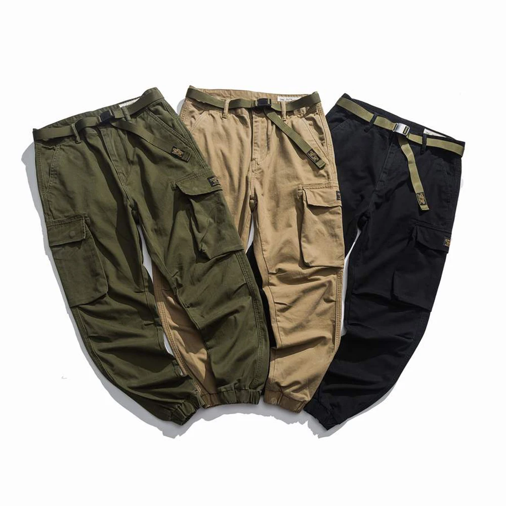 100% Cotton Retro Wash Men Loose Jogger Cargo Pant Amekaji Khaki Army Green Military Pantalon Homme Brand Casual Harem Trousers
100% Cotton Retro Wash Men Loose Jogger Cargo Pant Amekaji Khaki Army Green Military Pantalon Homme Brand Casual Harem Trousers