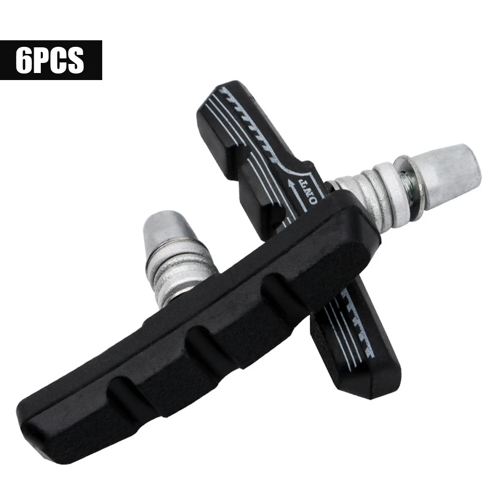 3 Pairs Road Bike V-Brake Pads Set For Alloy Rims Durable Rubber Bicycle V-Brake Shoes Blocks Riding Cycling Bike Accessories
3 Pairs Road Bike V-Brake Pads Set For Alloy Rims Durable Rubber Bicycle V-Brake Shoes Blocks Riding Cycling Bike Accessories