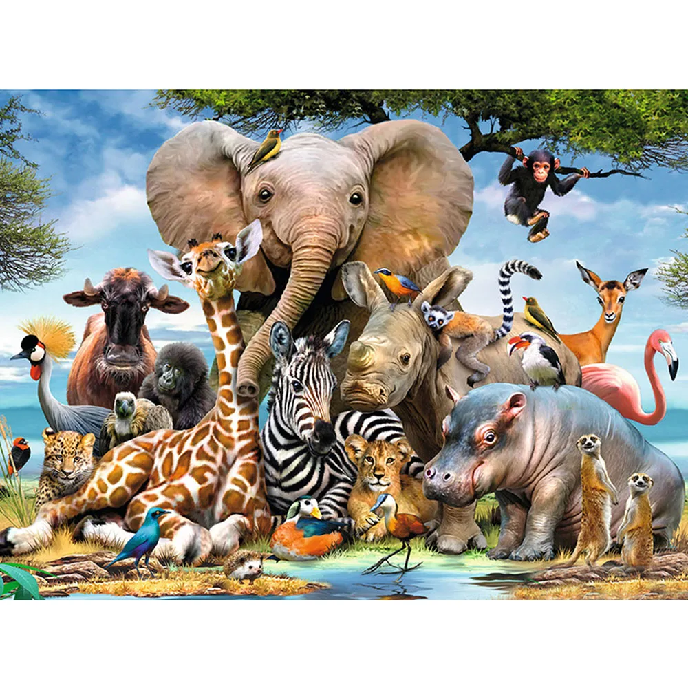 Wen Zuan Animals Diamond Painting 5D Cartoon Elephant Mosaic Cross Stitch Full Square Diamond Embroidery Children's craft Gift
Wen Zuan Animals Diamond Painting 5D Cartoon Elephant Mosaic Cross Stitch Full Square Diamond Embroidery Children's craft Gift