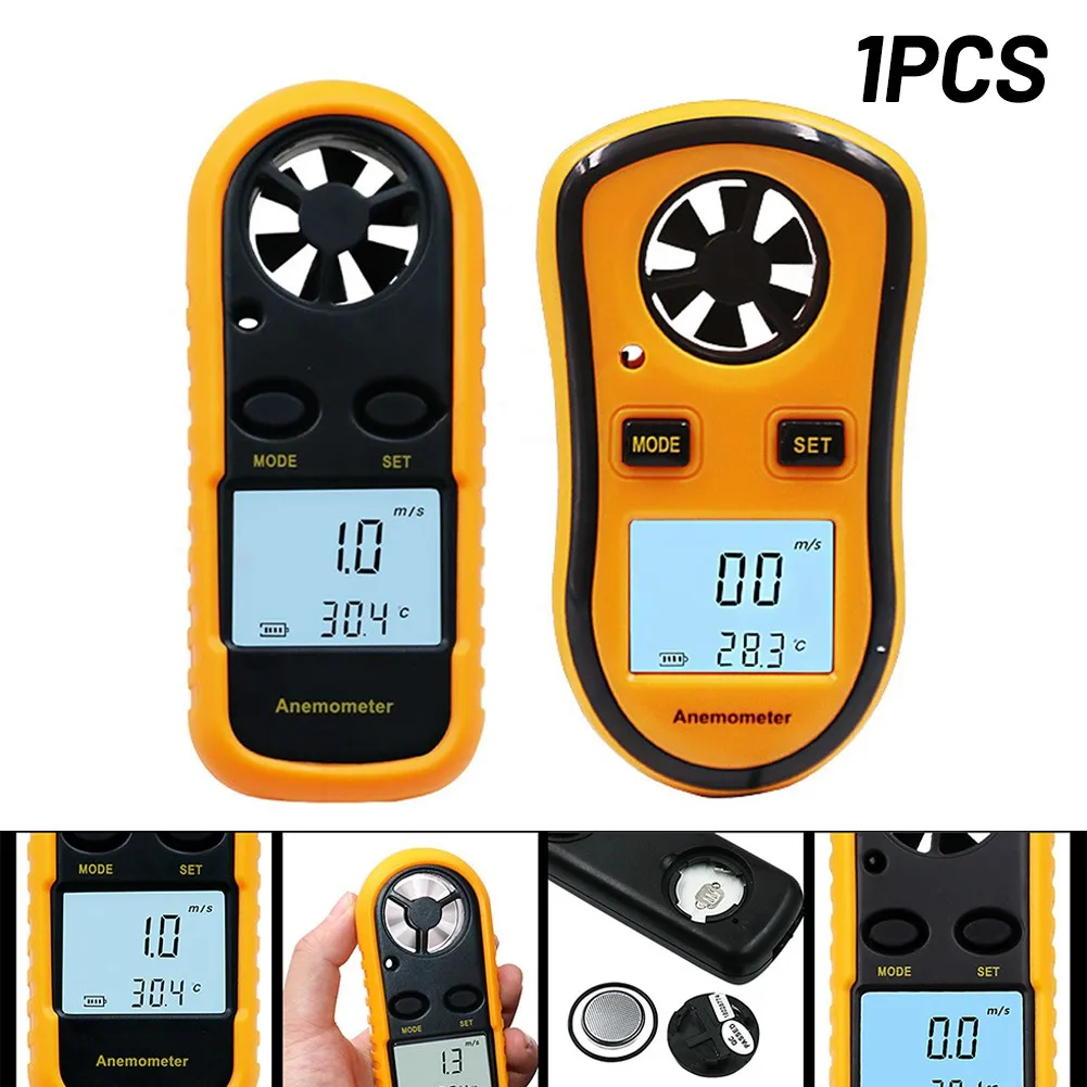 Anemometer Pocket Digital Wind Temperature Counting Display Anemometer 0-30m/s Measuring Wind Speed, Temperature And Wind Chill
Anemometer Pocket Digital Wind Temperature Counting Display Anemometer 0-30m/s Measuring Wind Speed, Temperature And Wind Chill
