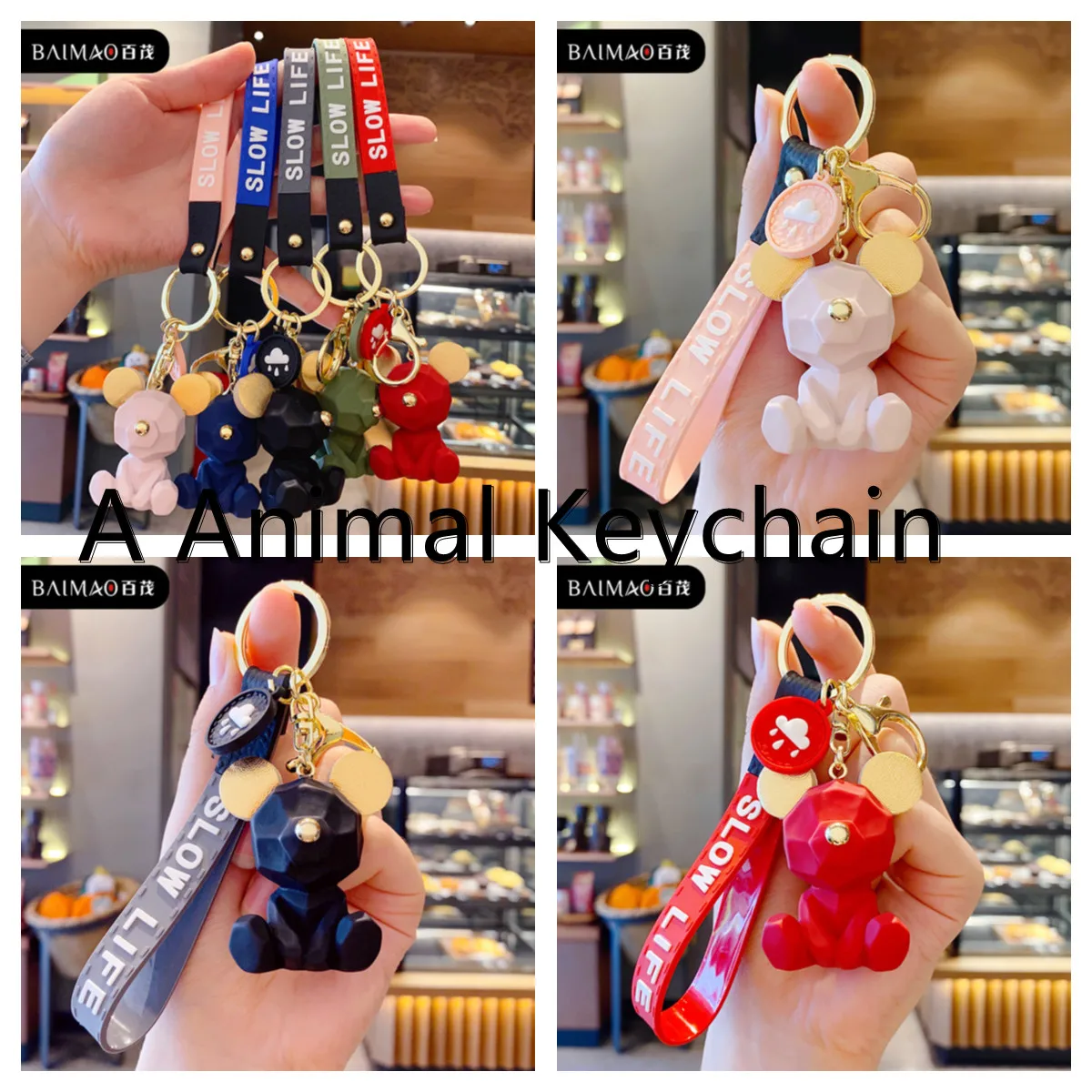 Popular Cartoon Big Ears Bears key chain Cute Animal Bears Doll Keychains Women Car Bag Pendant Trinkets Keyring For gift
Popular Cartoon Big Ears Bears key chain Cute Animal Bears Doll Keychains Women Car Bag Pendant Trinkets Keyring For gift