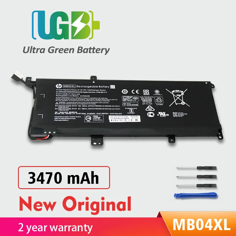 

UGB New Original MB04XL HSTNN-UB6X TPN-W119 Battery For HP Envy X360 Series 15-AQ103NO 15-AR000ND 15-AQ002NX M6-AQ003DX W2K42UA