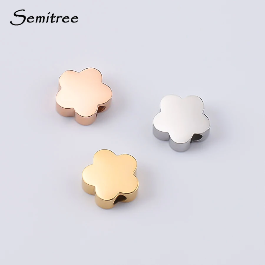 Semitree 5pcs 8mm Stainless Steel Cute Flower Charms for Jewelry Making DIY Bracelet Accessories Necklace Findings Components
Semitree 5pcs 8mm Stainless Steel Cute Flower Charms for Jewelry Making DIY Bracelet Accessories Necklace Findings Components