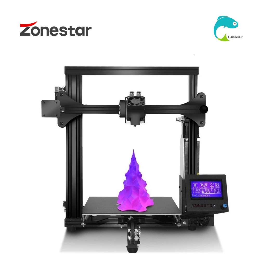 ZONESTAR Hot Sale Classics Dual Extruder Mixing Color Fast Easy Assembly High Precision Full Metal Aluminum 3D Printer DIY Kit
ZONESTAR Hot Sale Classics Dual Extruder Mixing Color Fast Easy Assembly High Precision Full Metal Aluminum 3D Printer DIY Kit