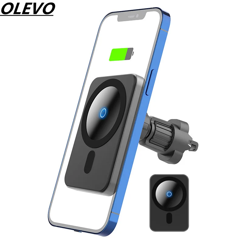 15W Magnetic Wireless Charger Car Mobile Phone Bracket For Apple iPhone 13 12 Xiaomi Huawei Samsung Fast Charging Base
15W Magnetic Wireless Charger Car Mobile Phone Bracket For Apple iPhone 13 12 Xiaomi Huawei Samsung Fast Charging Base