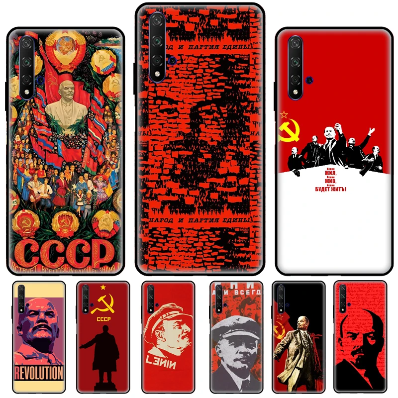 Чехол для телефона с флагом Советского Союза Ленина Huawei Y7A Y5P Y6P 2020 Y3 Y5 Y6 Y9 Y7 Prime 2018