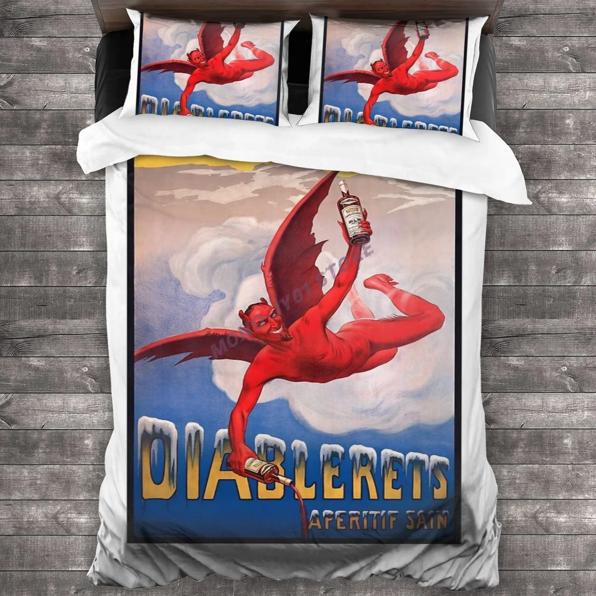 1928 Diablerets Aperitif Sain Swiss Advertising Bedding Set Duvet Cover Pillowcases Comforter Bedding Sets Bedclothes
1928 Diablerets Aperitif Sain Swiss Advertising Bedding Set Duvet Cover Pillowcases Comforter Bedding Sets Bedclothes