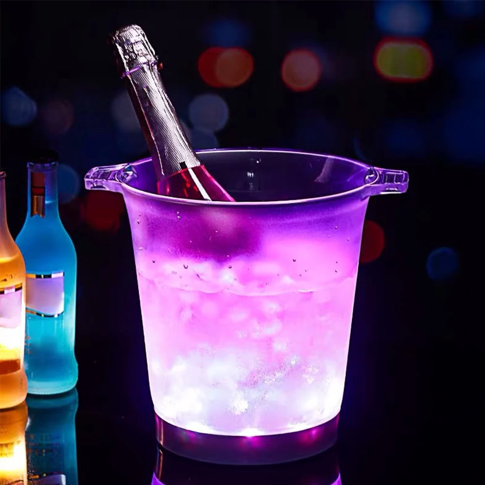 5L Restaurant Party Beach Multifunction Home With Handle For Cocktail Bar Portable Color Changing Battery Powered LED Ice Bucket
5L Restaurant Party Beach Multifunction Home With Handle For Cocktail Bar Portable Color Changing Battery Powered LED Ice Bucket