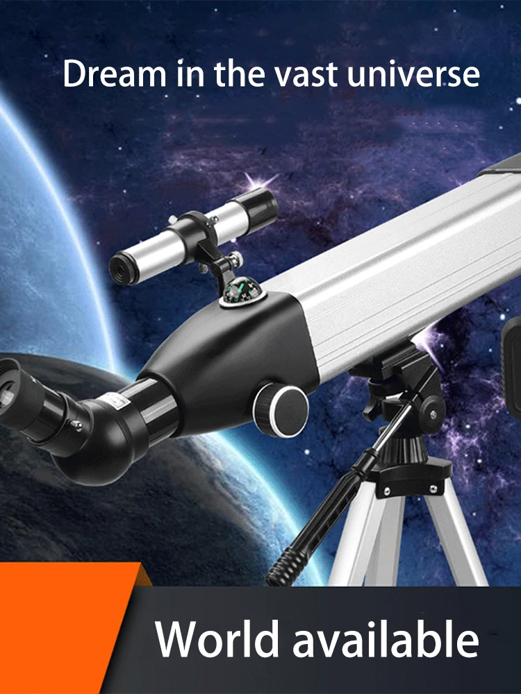 Powerful Refractive Monocular HD Professional Zoom Astronomical Telescope for Space Heavenly Body Observation with Tripod Gifts
Powerful Refractive Monocular HD Professional Zoom Astronomical Telescope for Space Heavenly Body Observation with Tripod Gifts