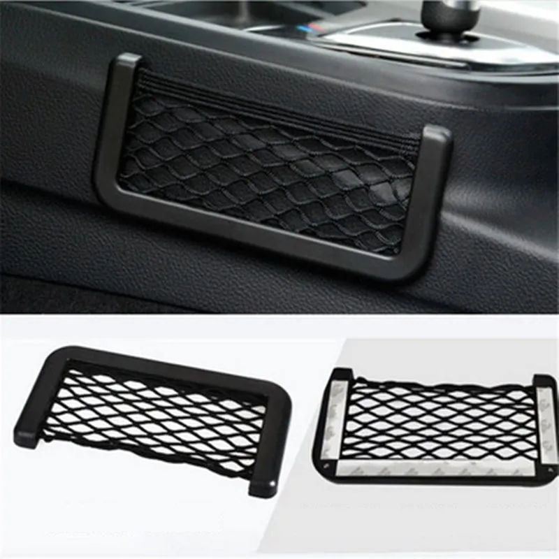 2Pcs Car Organizer Storage Bag Auto Paste Net Pocket Phone Holder Car Accessories 20*8CM/8*15CM Universal Car Storages
2Pcs Car Organizer Storage Bag Auto Paste Net Pocket Phone Holder Car Accessories 20*8CM/8*15CM Universal Car Storages