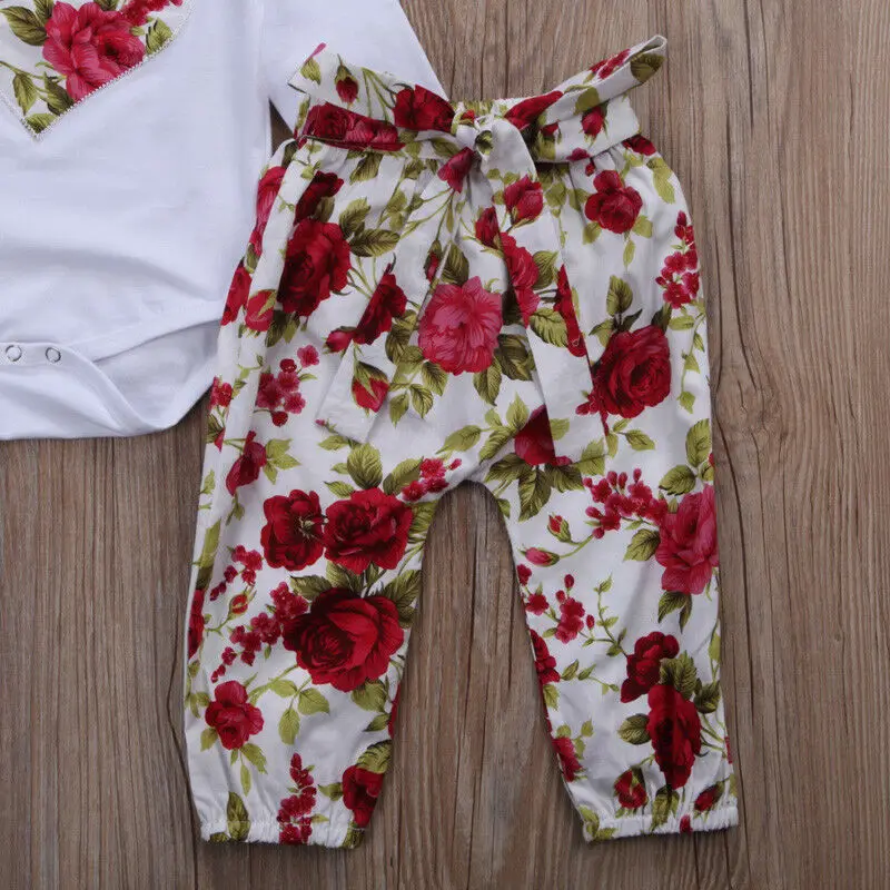 3PCS Newborn Baby Girl Floral Clothes Romper Jumpsuit Bodysuit Long Pants Outfit 0-24M
3PCS Newborn Baby Girl Floral Clothes Romper Jumpsuit Bodysuit Long Pants Outfit 0-24M