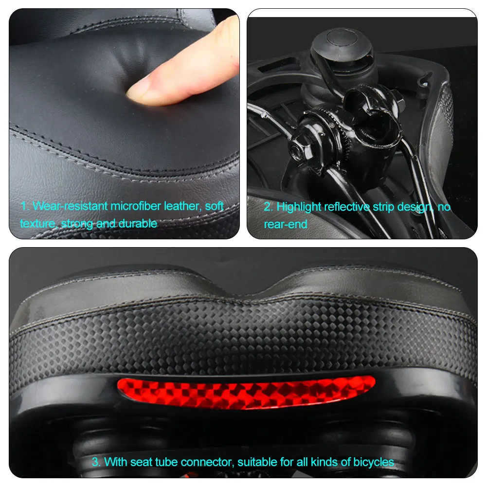 Bicycle Seat Mountain Bike Seat Cushion Riding Equipment Comfortable Bicycle Seat Drop shipping
Bicycle Seat Mountain Bike Seat Cushion Riding Equipment Comfortable Bicycle Seat Drop shipping