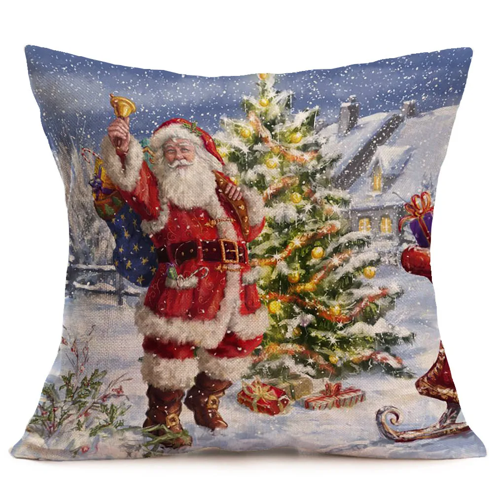 Merry Christmas Linen Santa Pillow Cases Sofa Bed Cushion Cover Christmas Home Decoration new year 2020 Gift Enfeites De Natal/d
Merry Christmas Linen Santa Pillow Cases Sofa Bed Cushion Cover Christmas Home Decoration new year 2020 Gift Enfeites De Natal/d