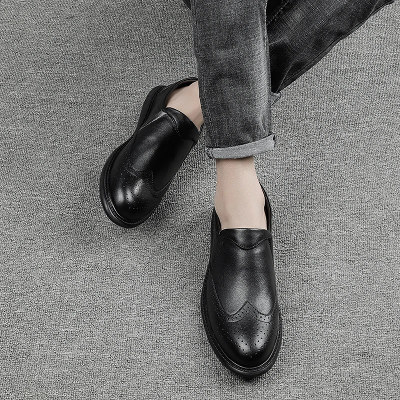 Mens Causal Shoes Shoes Men Casual Leisure Leather Zapatos Hombre Cuero Sapato Masculino Fashion Black Sapatos Informales De Man
Mens Causal Shoes Shoes Men Casual Leisure Leather Zapatos Hombre Cuero Sapato Masculino Fashion Black Sapatos Informales De Man
