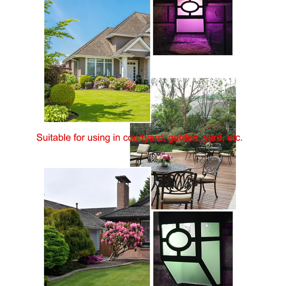 Solar Powered Wall Lamp Water-resistant Solar Light 2 LEDs Outdoor Lighting for Walkway Yard Garden Courtyard Decoration Room
Solar Powered Wall Lamp Water-resistant Solar Light 2 LEDs Outdoor Lighting for Walkway Yard Garden Courtyard Decoration Room