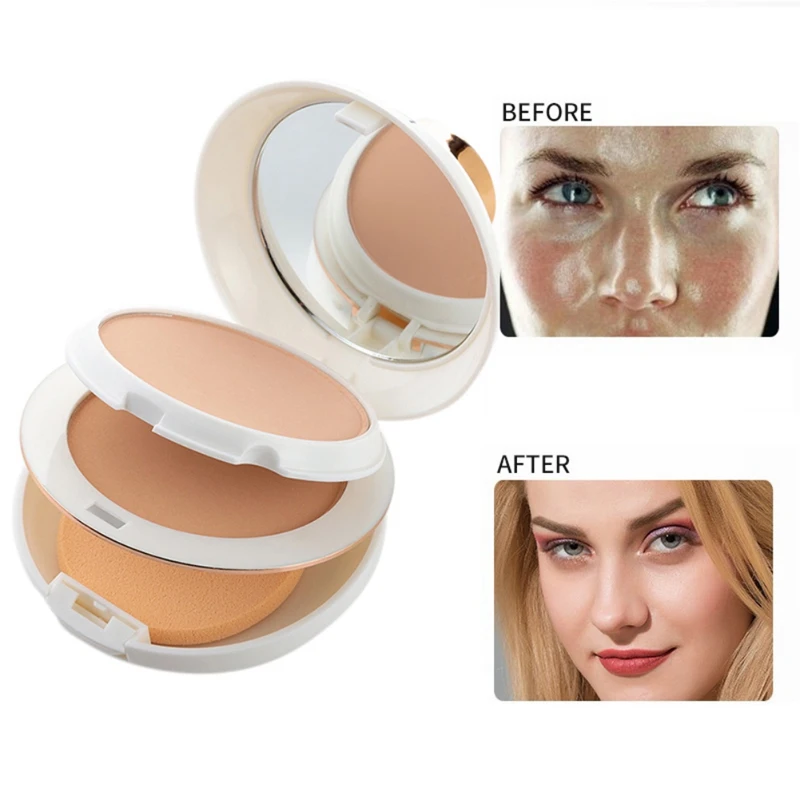 Oil Control Double Layer Pressed Powder Long-lasting Cover Defects Waterproof Brighten Skin Color Concealer Powder Face Makeup#
Oil Control Double Layer Pressed Powder Long-lasting Cover Defects Waterproof Brighten Skin Color Concealer Powder Face Makeup#