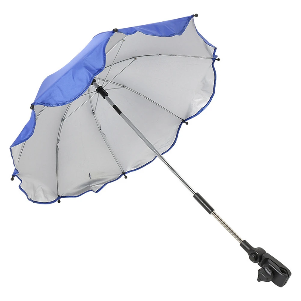 Sun Shade Canopy Manual Open Wheelchair Outdoor Pushchair Baby Stroller Umbrella Adjustable Clip Detachable Flexible Arm Parasol 
Sun Shade Canopy Manual Open Wheelchair Outdoor Pushchair Baby Stroller Umbrella Adjustable Clip Detachable Flexible Arm Parasol