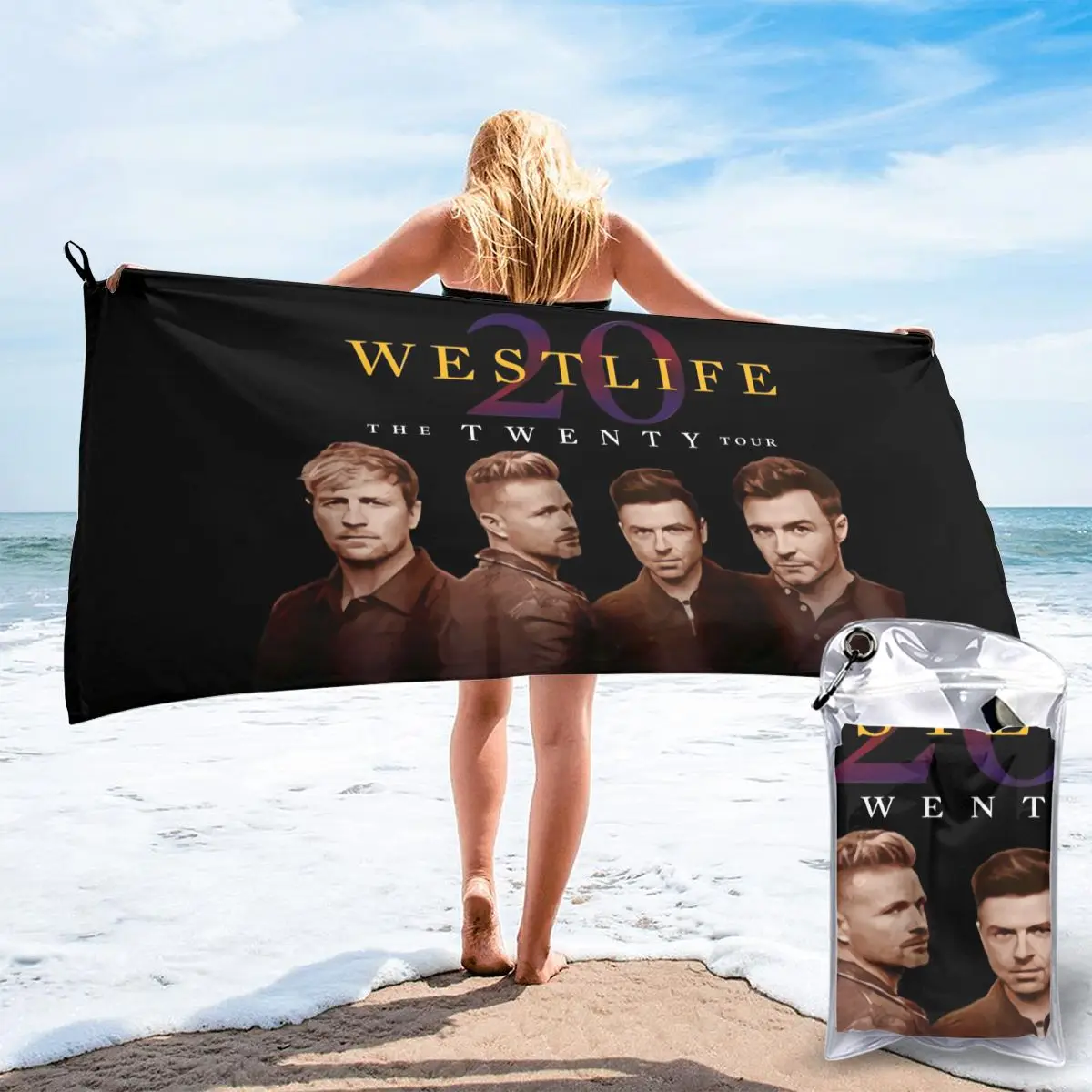 Высококачественное 3d полотенце Westlife The Twenty Size S 2Xl в китайском стиле Dj Goth простой
