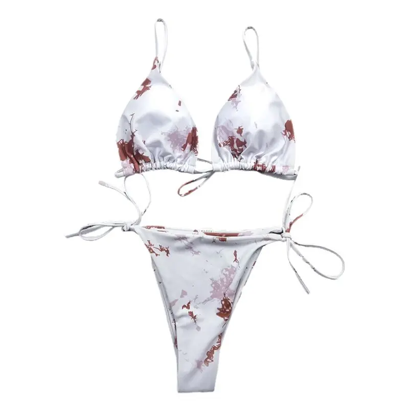 Women Brazilian Bikini Set Tie-Dye String Triangle Swimsuit Side Tie Beachwear 24BD
Women Brazilian Bikini Set Tie-Dye String Triangle Swimsuit Side Tie Beachwear 24BD