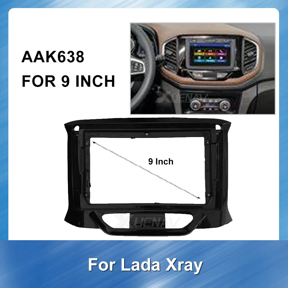 Специальное 2din автомобильное радио фасция для LADA XRAY 2015 2019 стерео панель