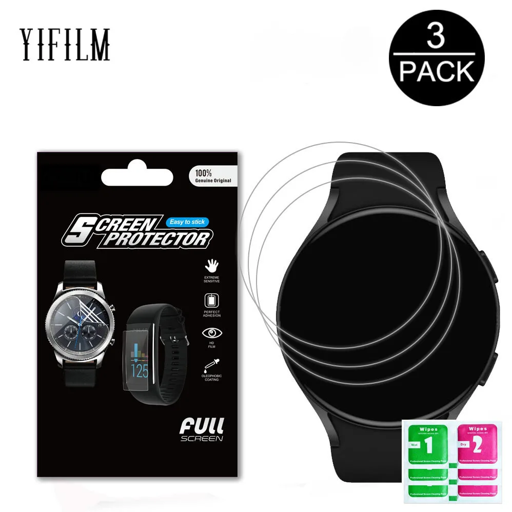 3Pcs TPU Hydrogel Film For Samsung Galaxy Watch 4 Watch4 40MM/44MM/Classic 42MM/ Classic 46MM Smart Watch Full Screen Protector
3Pcs TPU Hydrogel Film For Samsung Galaxy Watch 4 Watch4 40MM/44MM/Classic 42MM/ Classic 46MM Smart Watch Full Screen Protector