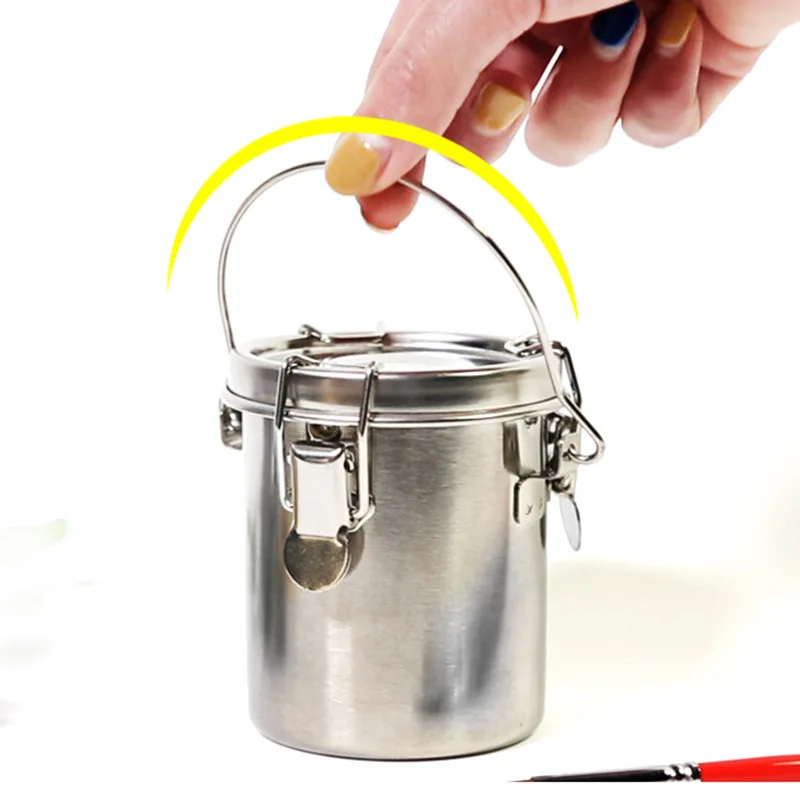 1 Pcs Artist Portable Painting Brush Washing Bucket Wash Pen Cans Stainless Steel Watercolor Oil Paint Brush Washer Art Supplies
1 Pcs Artist Portable Painting Brush Washing Bucket Wash Pen Cans Stainless Steel Watercolor Oil Paint Brush Washer Art Supplies