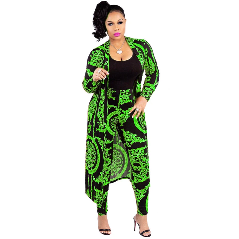 3XL Plus Size 2 Two Pieces Set Spring Clothes Women Tracksuit Female Floral Print Long Sleeve Cardigan Tops Bodycon Pants Suit
3XL Plus Size 2 Two Pieces Set Spring Clothes Women Tracksuit Female Floral Print Long Sleeve Cardigan Tops Bodycon Pants Suit