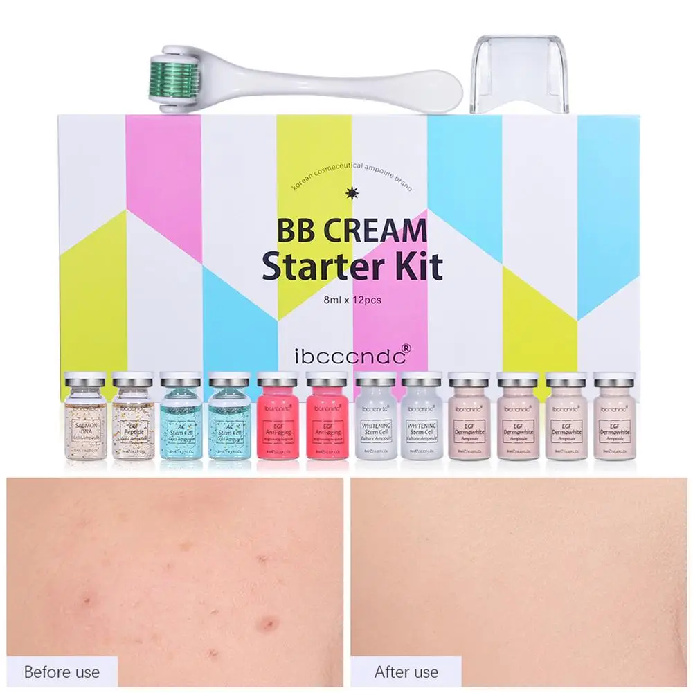8ml Ampoule Serum 4pcs BB Cream Glow Starter Kit Dermawhite Mix Serum Add Foundation Niacinamide For Whitening Brightening 
8ml Ampoule Serum 4pcs BB Cream Glow Starter Kit Dermawhite Mix Serum Add Foundation Niacinamide For Whitening Brightening