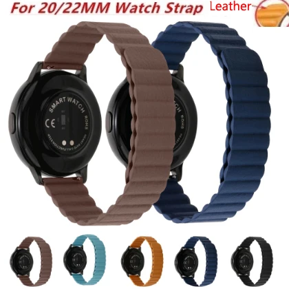 Leather Magnetic For Samsung Galaxy Watch 4 3 classic 5 Pro active 2/Gear S3 correa Bracelet Huawei watch GT 2 3 strap 22mm 20m
Leather Magnetic For Samsung Galaxy Watch 4 3 classic 5 Pro active 2/Gear S3 correa Bracelet Huawei watch GT 2 3 strap 22mm 20m