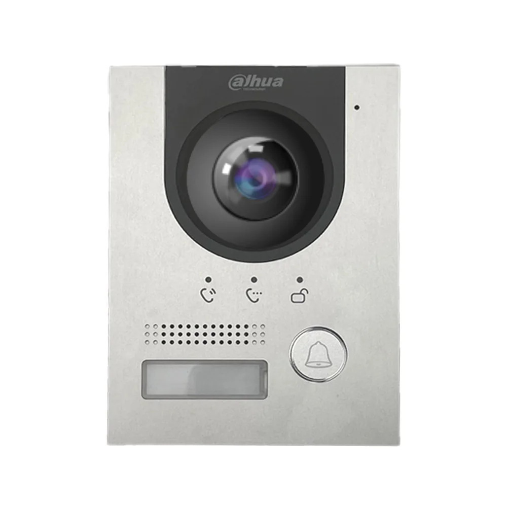 Dahua Intercom VTO2202F-P-S2 2-wire IP Villa Door Station Poe 2.8mm Dual-way Audio 2-Door Control App Remote H.265 160 fisheye 
Dahua Intercom VTO2202F-P-S2 2-wire IP Villa Door Station Poe 2.8mm Dual-way Audio 2-Door Control App Remote H.265 160 fisheye