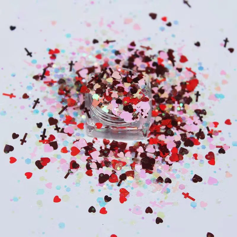 1Bag Valentine's Day Love Holographic Ultra-thin Hollow Heart Paillettes-Mixed(1+2mm)Hexagon & Bowknot AB Nail Art DIY Sequins
1Bag Valentine's Day Love Holographic Ultra-thin Hollow Heart Paillettes-Mixed(1+2mm)Hexagon & Bowknot AB Nail Art DIY Sequins