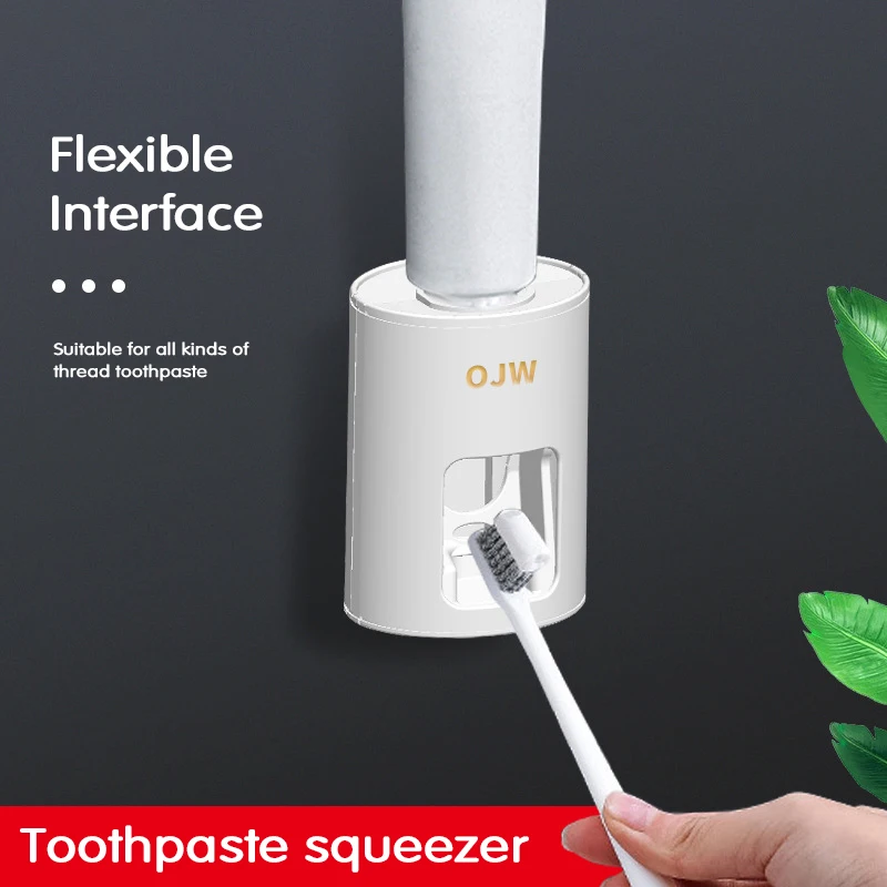Punch-Free Toothpaste Dispenser Wall-Mounted Toothpaste Squeezer Toothpaste Storage Rack
Punch-Free Toothpaste Dispenser Wall-Mounted Toothpaste Squeezer Toothpaste Storage Rack