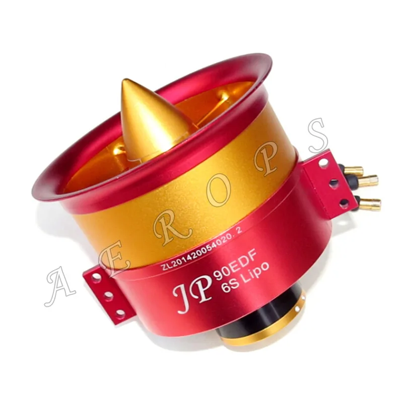 Aerops 1PC EDF Full Metal Ducted Fan JP 90mm with Three Choice 4250 Motor KV1750 6S KV1330 8S KV1050 12S Motor for Jet RC 
Aerops 1PC EDF Full Metal Ducted Fan JP 90mm with Three Choice 4250 Motor KV1750 6S KV1330 8S KV1050 12S Motor for Jet RC