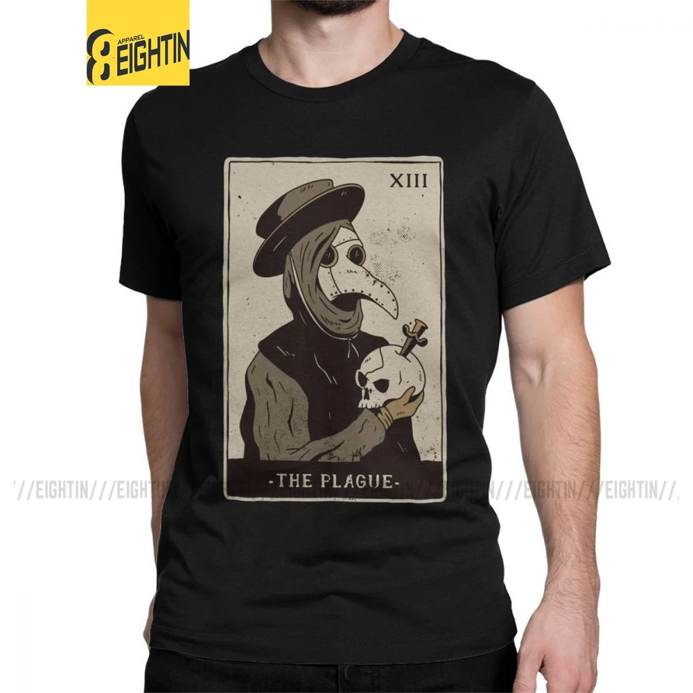 Men T-Shirts Plague Doctor Tarot Fun 100% Cotton Tees Short Sleeve Bird T Shirts Round Collar Clothes Classic
Men T-Shirts Plague Doctor Tarot Fun 100% Cotton Tees Short Sleeve Bird T Shirts Round Collar Clothes Classic