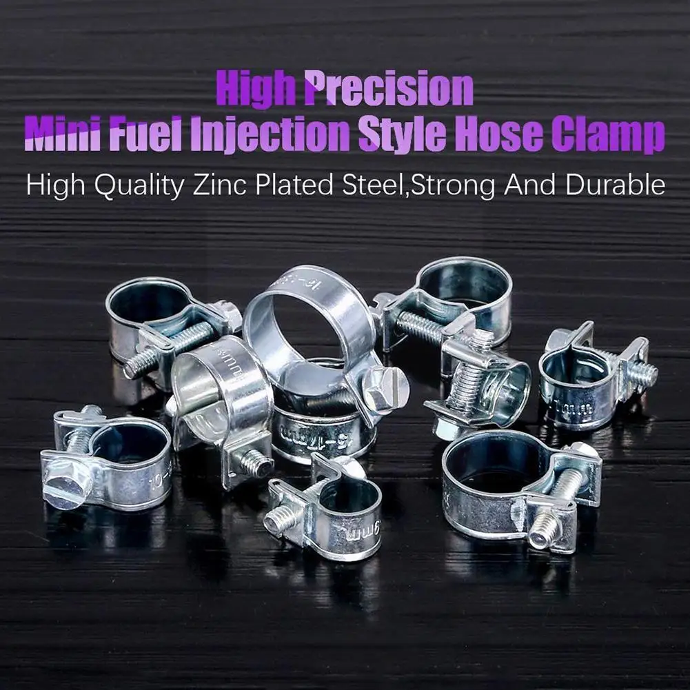 10PCS/Set Car Fuel Hose Clips Hoses Clamps Set Mini Hose Petrol Hose Parts Auto Steel Clips Clamp Air Pipe Carbon D5Y1
10PCS/Set Car Fuel Hose Clips Hoses Clamps Set Mini Hose Petrol Hose Parts Auto Steel Clips Clamp Air Pipe Carbon D5Y1