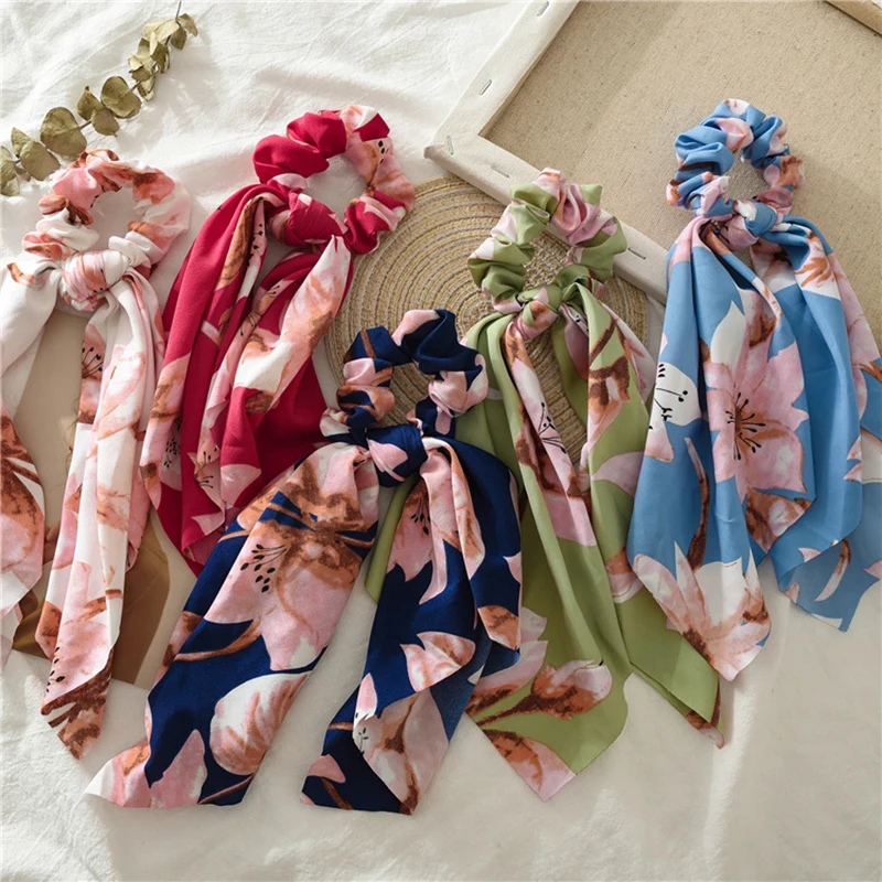 Ribbon Flower Hair Scrunchies Women Elastic Hair Bands Vintage Scrunchie Girls Hair Ties Ponytail Holder Floral Hair Accessories
Ribbon Flower Hair Scrunchies Women Elastic Hair Bands Vintage Scrunchie Girls Hair Ties Ponytail Holder Floral Hair Accessories