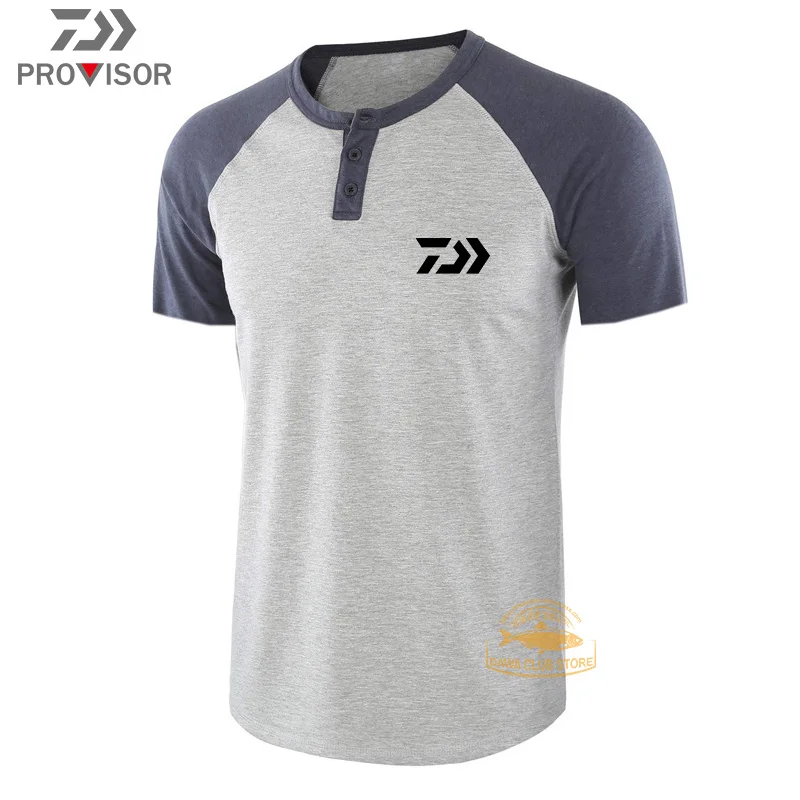 Fishing T-shirt Daiwa Fashion Men's New Colorblock Short Sleeve T-Shirt Summer Outdoor Sports and Leisure Round Neck T-shirt
Fishing T-shirt Daiwa Fashion Men's New Colorblock Short Sleeve T-Shirt Summer Outdoor Sports and Leisure Round Neck T-shirt