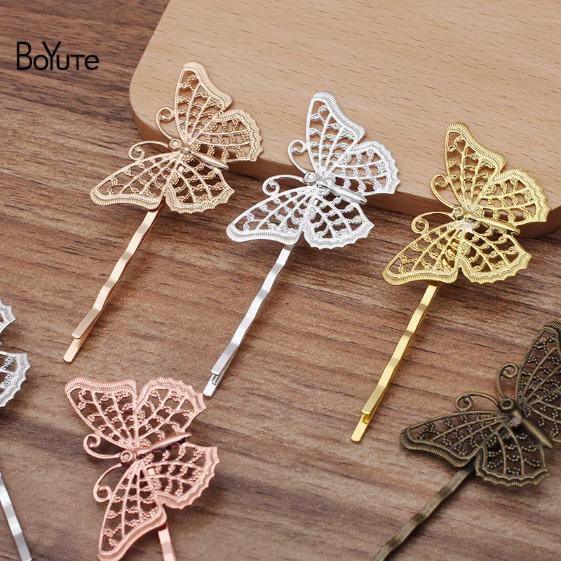 BoYuTe (20 Pieces/Lot) 25*41MM Filigree Butterfly Hairpins Antique Hair Accessories DIY Handmade Materials
BoYuTe (20 Pieces/Lot) 25*41MM Filigree Butterfly Hairpins Antique Hair Accessories DIY Handmade Materials