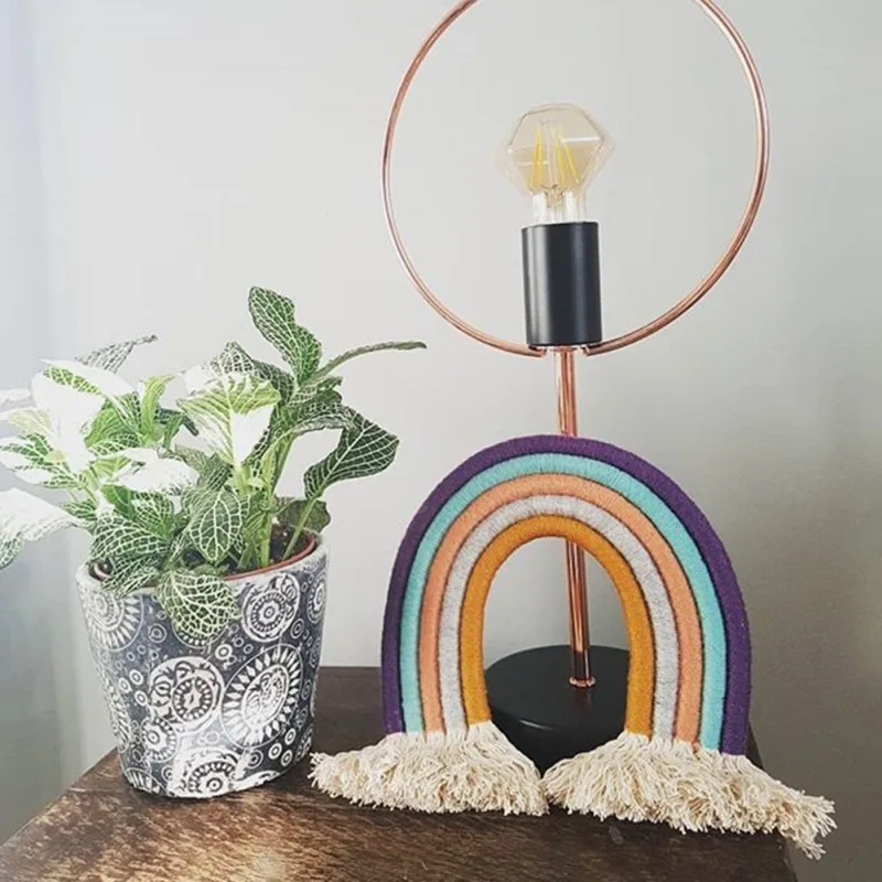 Home Decors Hand-woven Rainbow Hanging Decoration Children Room Household Seven-strand Rainbow Wall Hanging Decoration
Home Decors Hand-woven Rainbow Hanging Decoration Children Room Household Seven-strand Rainbow Wall Hanging Decoration