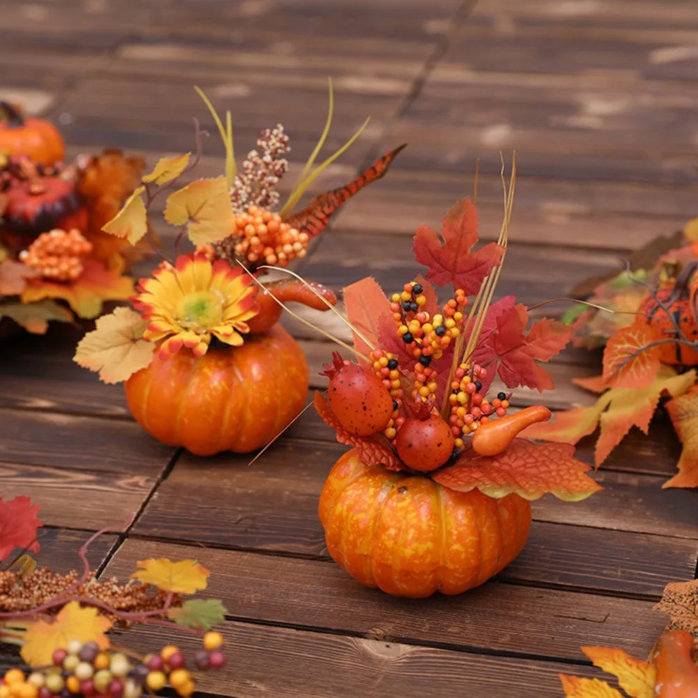 Autumn Pumpkin Decoration 10.5*20cm Artificial Leaves Pumpkin Photography Flower Autumn Decoration Props Home Decor
Autumn Pumpkin Decoration 10.5*20cm Artificial Leaves Pumpkin Photography Flower Autumn Decoration Props Home Decor